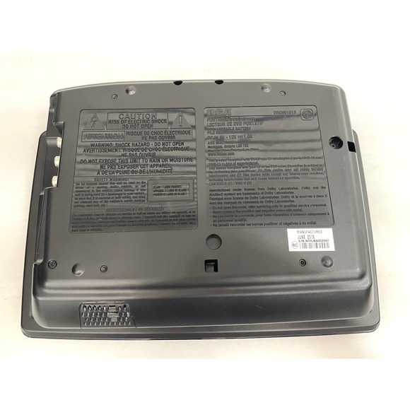RCA Portable DVD Player 10" Display DRC98101S w/ Car Charger-Tested Works great - Picture 5 of 15